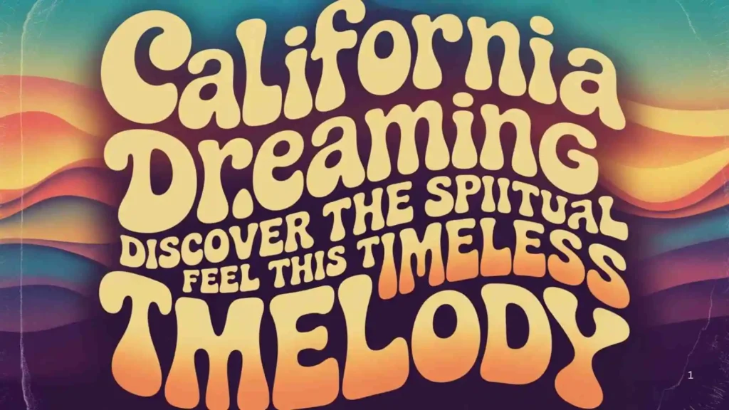 California Dreaming Chords for Guitar Beginners