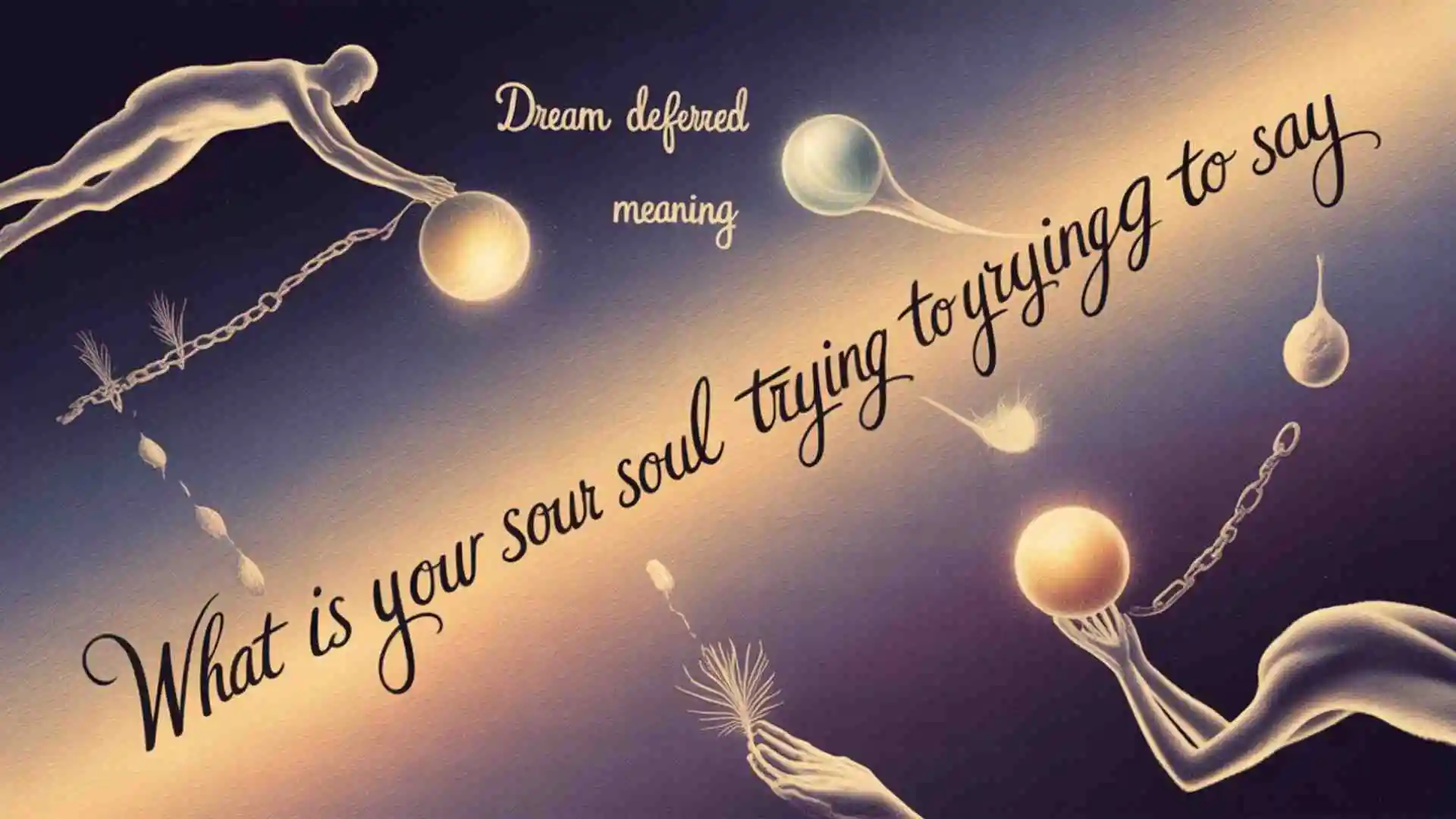 Dream Deferred Meaning | What Is Your Soul Trying to Say for 2026