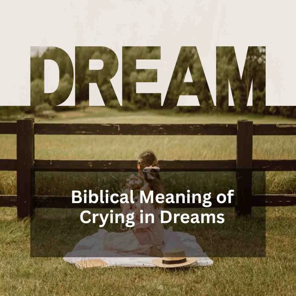 Biblical Meaning of Crying in Dreams