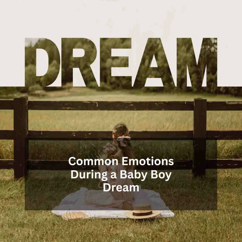 Common Emotions During a Baby Boy Dream